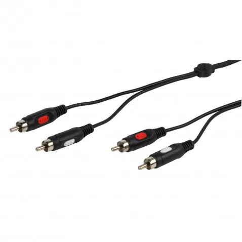 VIVANCO Cinch-Verbindung stereo, 1,5m 46012 1,5m