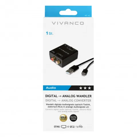 VIVANCO Digital-Analog Converter 46143 Audio