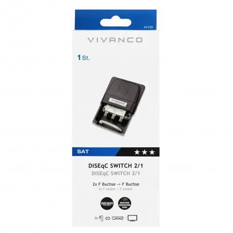 VIVANCO DISEqC Switch 2/1 VIVANCO 44150 STS