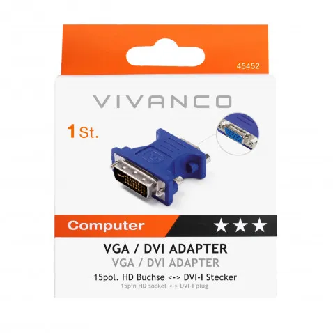 VIVANCO DVI Kompaktadapter 45452 CA M