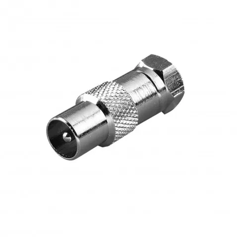 Vivanco F Kurzadapter F Stecker auf Koax