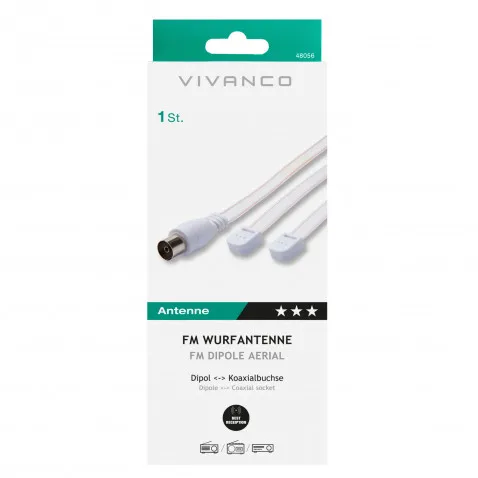 VIVANCO FM- Wurfantenne 48056 UKW-
