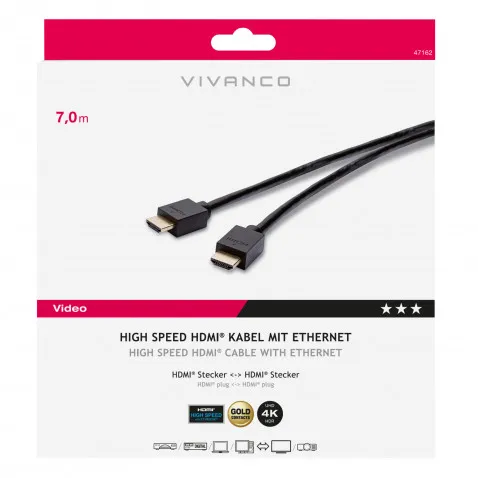Vivanco High Speed HDMI-Ethernet 7m 47162 7M HIGH SPEED