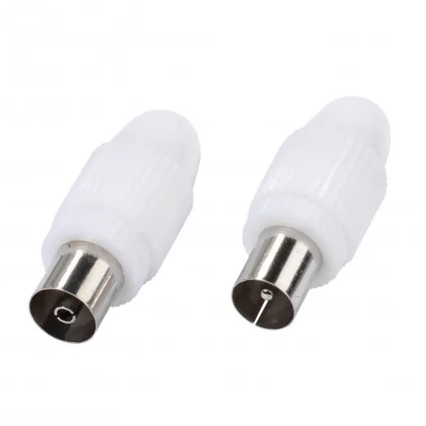 Vivanco Koax Stecker und Koax Buchse