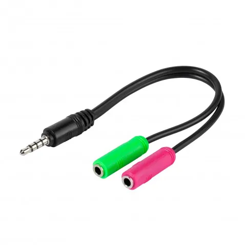 Vivanco Kopfhörer / Headset Adapter 3,5 mm,