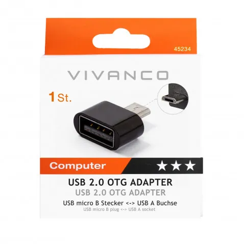 VIVANCO Micro USB OTG Adapter VIVANCO 45234 CAM