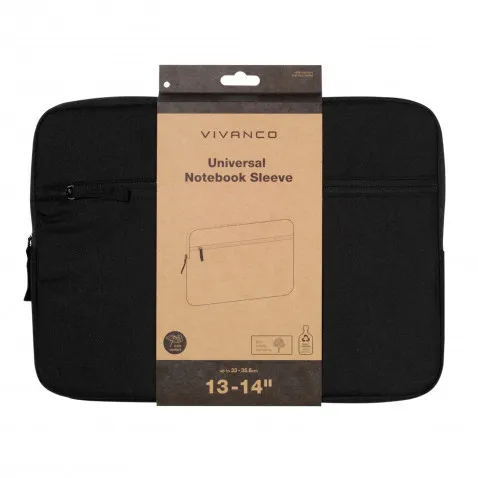 VIVANCO Notebook Sleeve 13-14" schwarz 61038