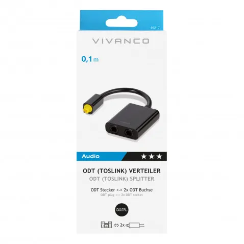 Vivanco Optischer Verteiler Toslink