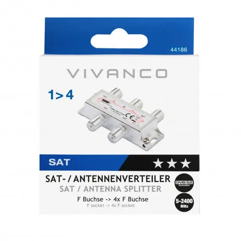 VIVANCO SAT-/Universal-Antennenverteiler VIVANCO 44186 STS