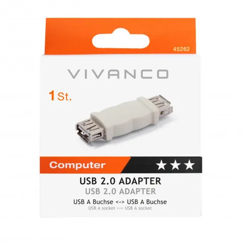 VIVANCO USB 2.0 kompatibler Adapter VIVANCO 45262 CA U