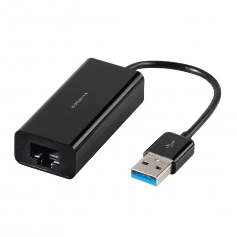 Vivanco USB-A auf RJ45 Adapter, 0,1m