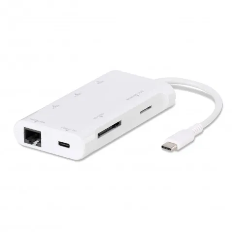 Vivanco USB-C Adapter 7 in 1 Card-Reader/2x