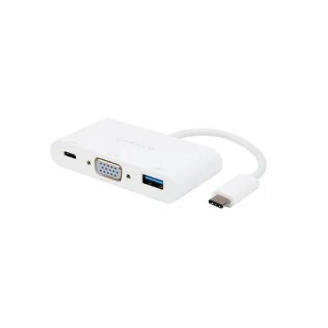Vivanco USB-C auf VGA Adapter 3 in 1