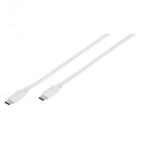 VIVANCO USB Typ C Kabel 1m weiß 39641 IT-CO USB