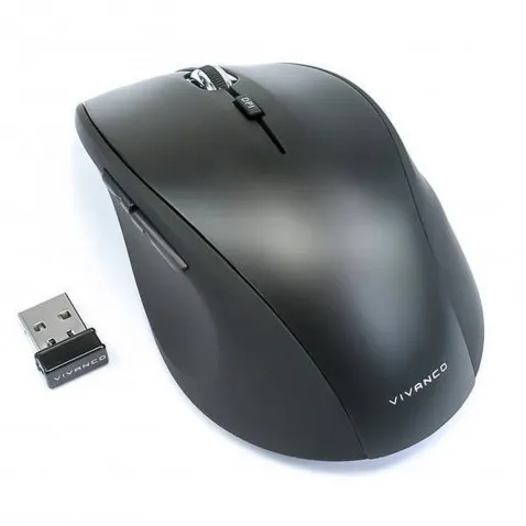 VIVANCO USB Wireless Mouse schwarz Vivanco 36640 IT-MS