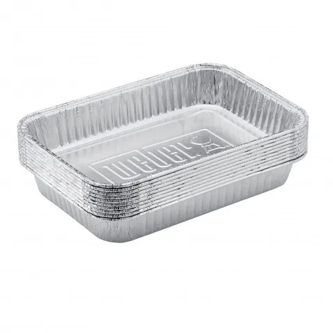 Weber Alu-Tropfschalen, 6415 klein, 10 Stück,