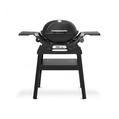 Weber Q 1200N Gasgrill mit Seitentischen und kompaktem