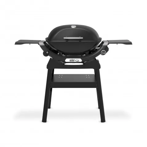 Weber Q 2200N Gasgrill mit Seitentischen und kompaktem