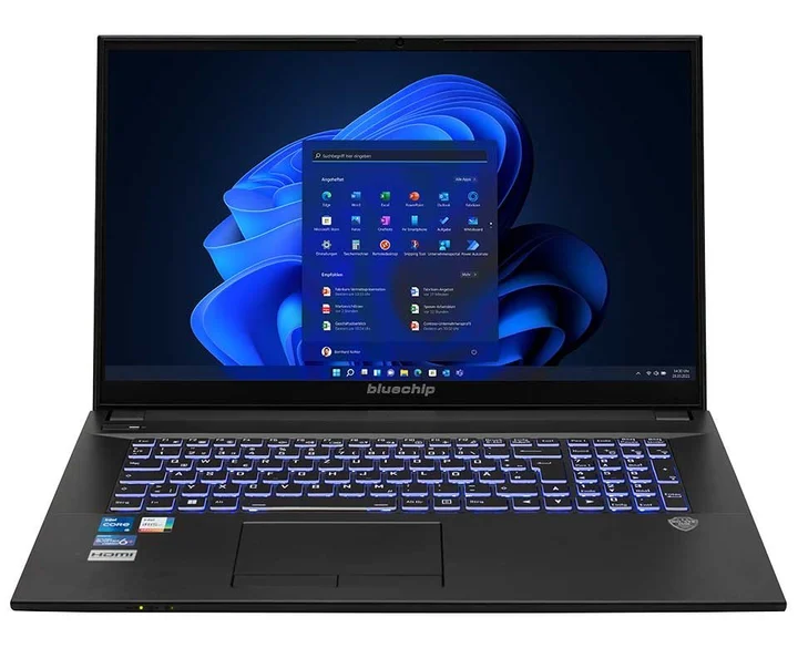 -glare IPS Panel, 1920 x 1080, 16 GB DDR4, 500 GB NVMe SSD, WLAN 802.11 ax, Bluetooth 5.3, Gigabit Ethernet, Intel® Iris® Xe Grafik, DVD±RW, Militärs