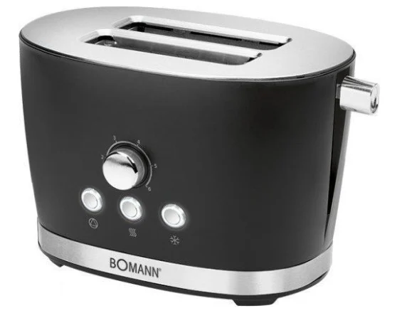 2 Scheiben-Toast Automat mit Cool Touch-Gehäuse in schwarz