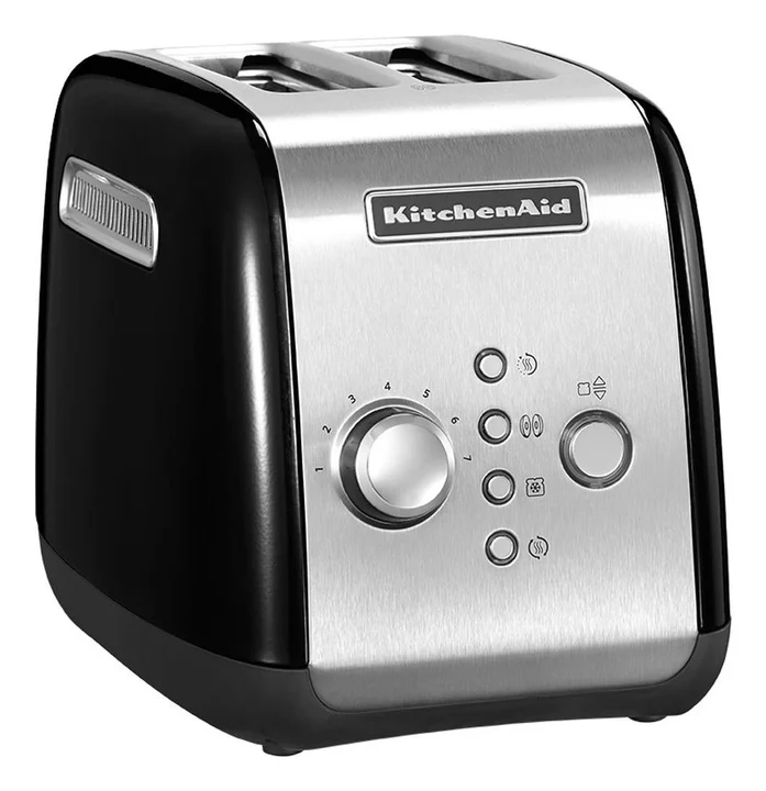 2er, Toaster, Schwarz, Silber - 2er, Toaster, Schwarz, Silber