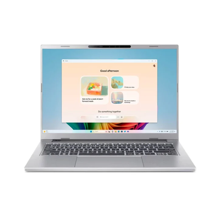 Acer - Aspire 14 AI A14-53M-52FA, Pure Silver, Core Ultra 5 226V, 16GB RAM, 512GB SSD, DE (NX.JNQEG.00C)