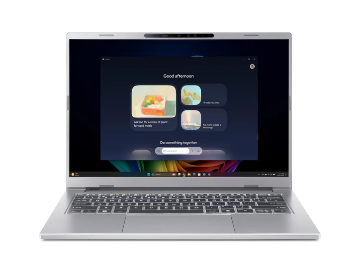 Acer Aspire 14 AI OLED (A14-61M-R12W) Copilot+ PC 14,0" WUXGA, OLED, Ryzen AI R7-350 (50 TOPS), 32GB RAM, 1TB SSD, Windo