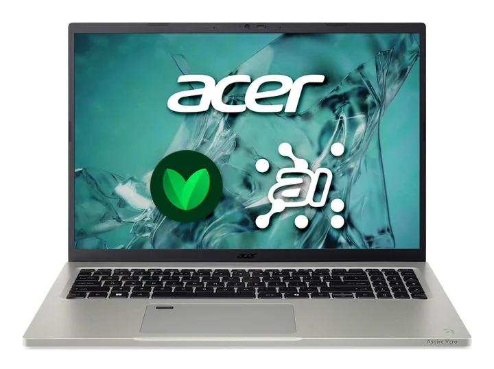 Acer - Aspire Vero 16 AV16-71P-72VJ, Cobblestone Gray, Core Ultra 7 255H, 16GB RAM, 1TB SSD, DE (NX.JDKEG.003)