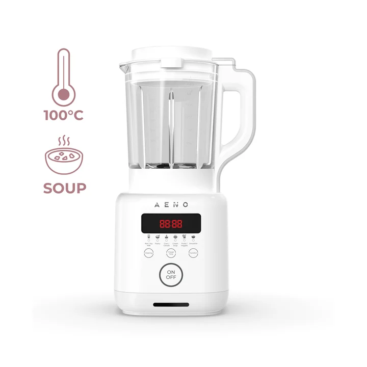 AENO Standmixer TB2 6 autom.Kochprogrammen Glas weiß/grau retail