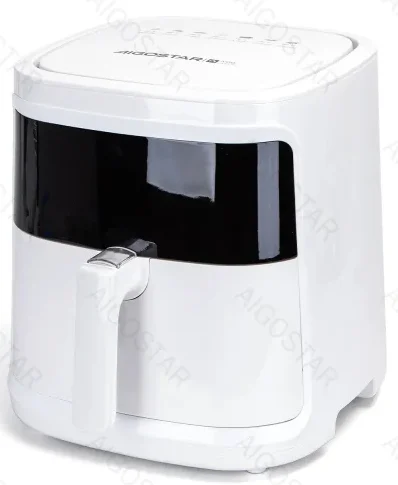 Aigostar - White Cube, Smart Heißluftfritteuse 7L XXL Friteuse Heissluft 1900W Heissluftfriteuse, APP-Steuerung, 7 Programmen, Warmhalten, 20 Rezepte, 6-10