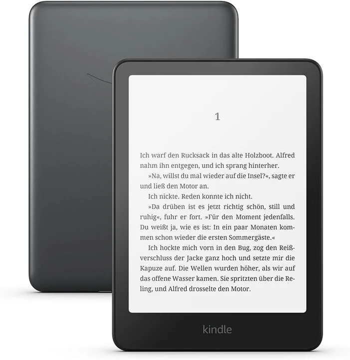 Amazon - Kindle Paperwhite Signature Edition (neueste generation) – Unser schnellster Kindle, mit Frontlicht mit automatischer Anpassung und kabellosem