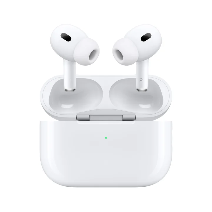 Apple AirPods Pro (2. Generation) Neuware, Weiß, Kabellos, In-Ear, mit Lautsprecher im Ladecase, H2 Chip, kompatibel mit iOS, iPadOS & macOS, Lade