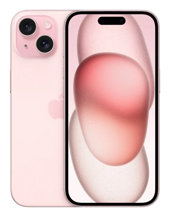 Apple iPhone 15 , 15,5 cm (6.1"), 2556 x 1179 Pixel, 128 GB, 48 MP, iOS 17, Pink
