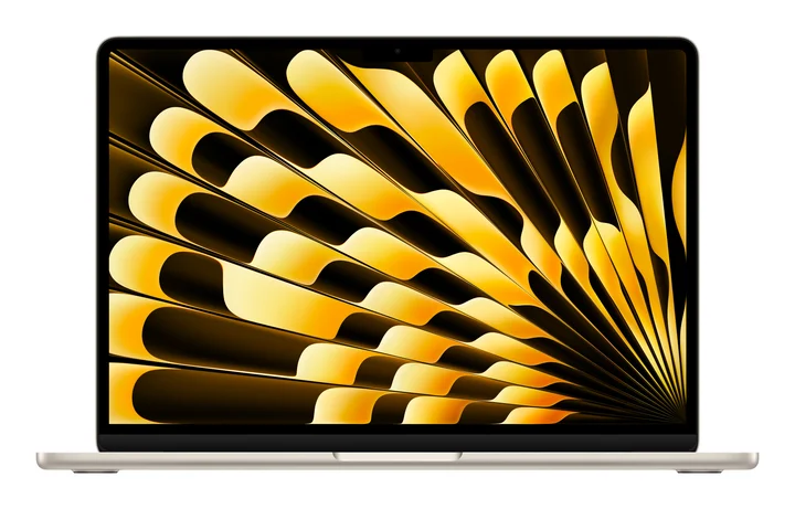 Apple - MacBook Air 13", Starlight, M4 - 10 Core CPU / 8 Core GPU, 16GB RAM, 256GB SSD, DE [2025] (MW0Y3D/A / Z1CV)