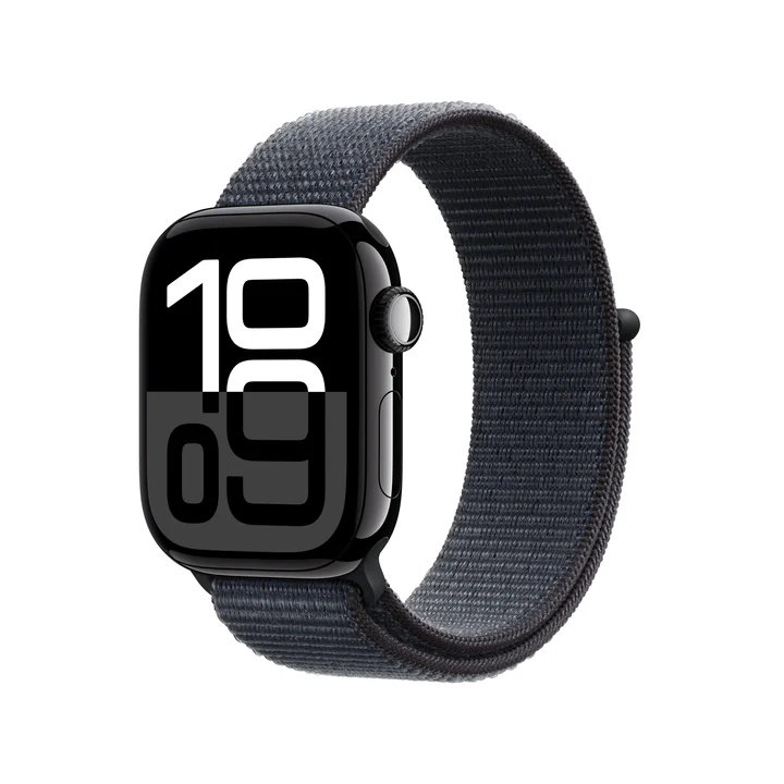Apple Watch Series 10 GPS 42mm Alluminio Nero con Sport Loop - Smartwatch