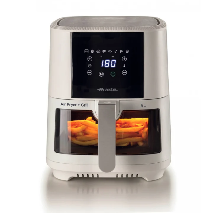 Ariete Luftfritteuse 4626 6L 1300W 8 Touch-Programme Temperatur 200°C