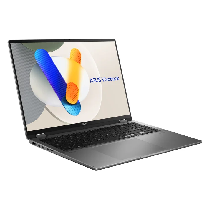 ASUS - VivoBook S 16 Flip TP3607SA-RJ033W, Matte Gray, Core Ultra 7 256V, 16GB RAM, 1TB SSD, DE, Eingabestift (90NB1511-M00330)