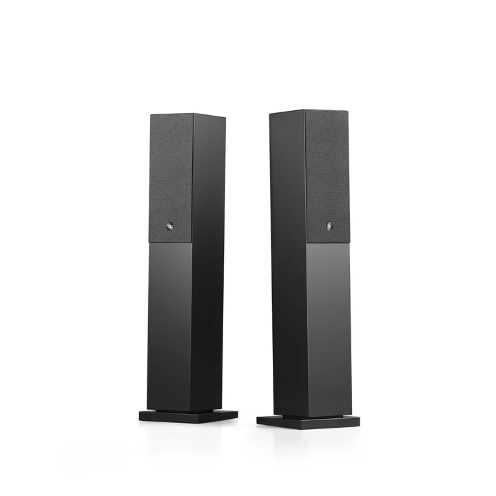 Audio Pro - A38 W drahtloser Multiroom-Standlautsprecher in Schwarz