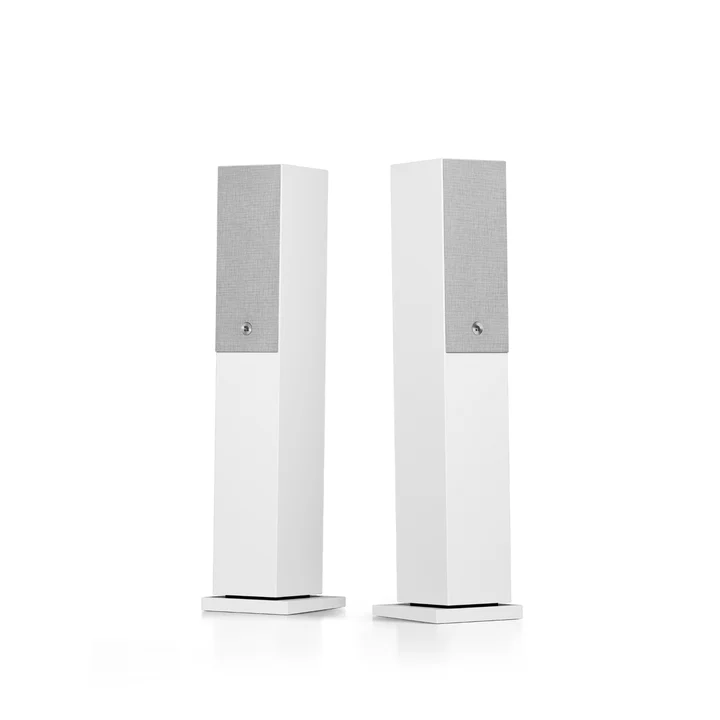 Audio Pro - A38 W drahtloser Multiroom-Standlautsprecher in Weiß