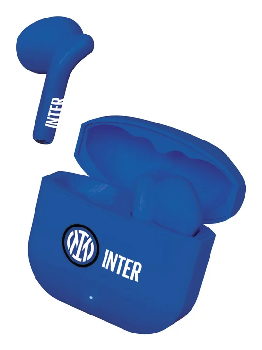 Auricolari Inter Senza Filo Con Box Di Ricarica (Tm.Xm201-Int) (Kabellos), Kopfhörer, Blau