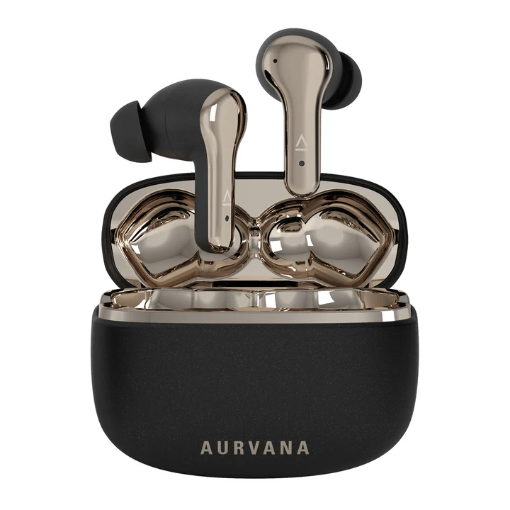 Aurvana Ace Sxfi Xmems Earbuds Tws (Aktive Geräuschunterdrückung, 8 h, Kabellos), Kopfhörer, Schwarz
