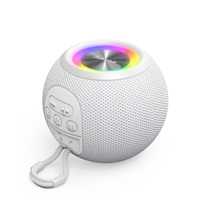 Ball Shape Speaker (10 h, Akkubetrieb), Bluetooth Lautsprecher, Weiss - Ball Shape Speaker (10 h, Akkubetrieb), Bluetooth Lautsprecher, Weiss