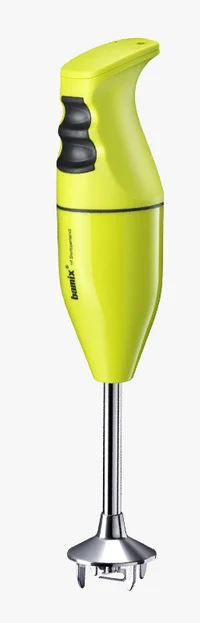 Bamix - Stabmixer Set EO140 CLASSIC inkl. Multifunktionsmesser aus Edelstahl, 140 Watt, 2-Stufen, Made in Switzerland, Lime/Schwarz