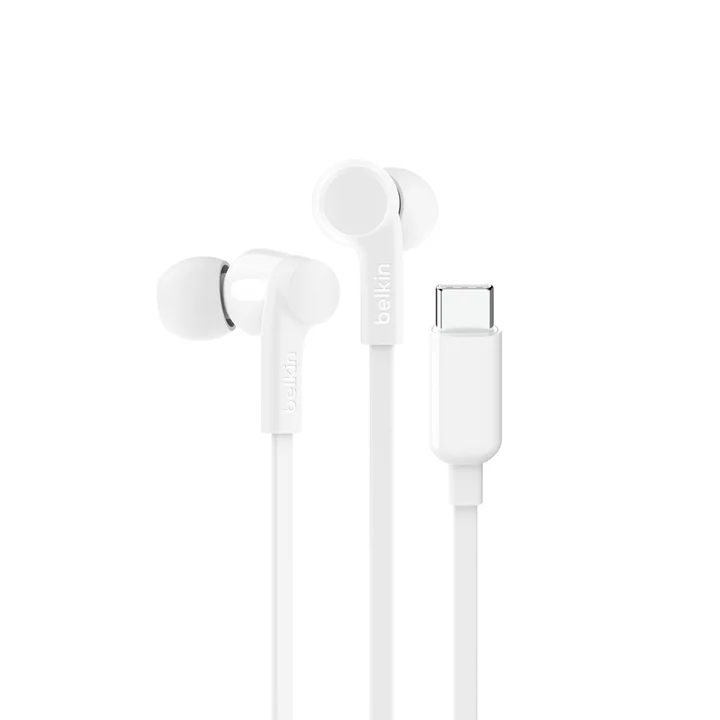 Belkin USB-C EARBUDS W/ADJUSTABLE white - Kopfhörer