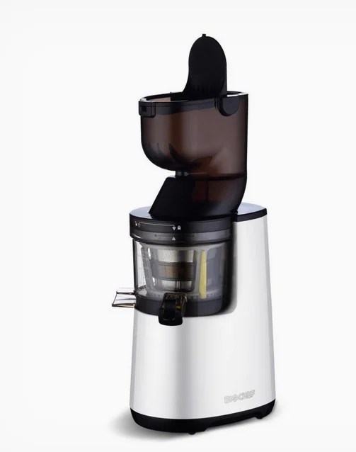 Bio Chef - Chef Atlas Whole Slow Juicer - Für ganze Früchte/Entsafter / 250W / mit dualem breitem Einfüllsystem und lebenslanger Garantie auf den Motor - Weiß