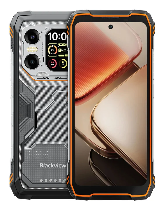 Blackview XPLORE 1, 17,2 cm (6.78"), 12 GB, 256 GB, 64 MP, Android 15, Orange, Schwarz