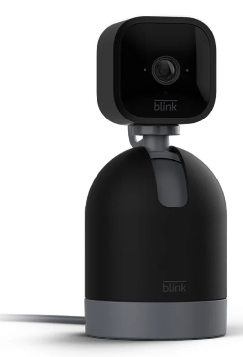 Blink - Mini Pan-Tilt Camera | Bewegliche Plug-in-Überwachungskamera für den Innenbereich, Zwei-Wege-Audio, HD-Video, Bewegungserfassung, Funktioniert mit
