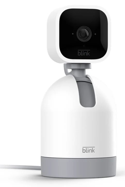 Blink - Mini Pan-Tilt Camera | Bewegliche Plug-in-Überwachungskamera für den Innenbereich, Zwei-Wege-Audio, HD-Video, Bewegungserfassung, Funktioniert mit