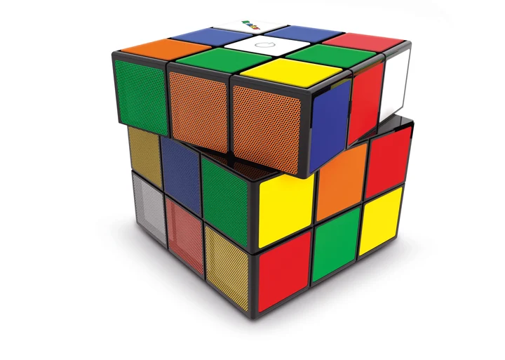 Bluetooth- BT10 Rubiks Cube (5 h, Akkubetrieb), Bluetooth Lautsprecher, Mehrfarbig