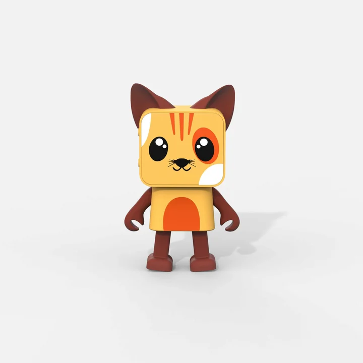 Bluetooth Lautsprecher KATZE (5 h, Akkubetrieb), Bluetooth Lautsprecher, Mehrfarbig